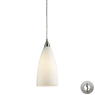 Vesta 1-Light Mini Pendant in Satin Nickel