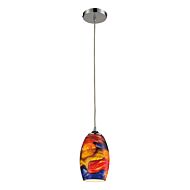 Surrealist 1-Light Mini Pendant in Polished Chrome