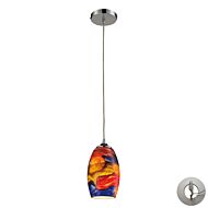 Surrealist 1-Light Mini Pendant in Polished Chrome