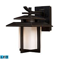 Kanso 1-Light LED Outdoor Wall Sconce in Hazelnut Bronze