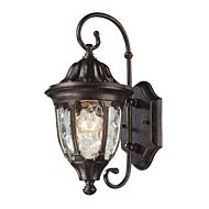 Glendale 1-Light Outdoor Wall Sconce in Regal Bronze