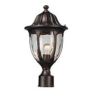 Glendale 1-Light Outdoor Post Mount in Regal Bronze