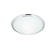 Malta One Light Flush Mount in Chrome by Kuzco Lighting