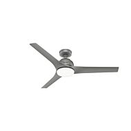 Gallegos 1-Light 52" Ceiling Fan in Matte Silver