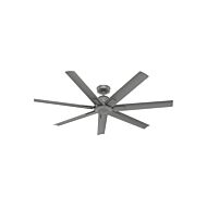 Downtown 60" Ceiling Fan in Matte Silver