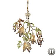 Huarco 3-Light Chandelier in Sage Green