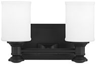 Minka Lavery Harbour Point 2 Light Bathroom Vanity Light in Coal