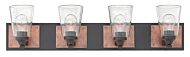 Hinkley Jackson 4-Light Bathroom Vanity Light In Buckeye Bronze