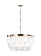 Mellita 8-Light Pendant in Satin Brass