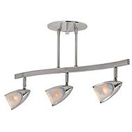 Access Comet 3 Light Ceiling Light in Brushed Steel