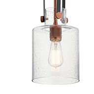 Kichler Kitner 7 Inch Pendant Light in Antique Copper