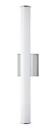 Rail 1-Light LED Bathroom Vanity Light in Polished Chrome