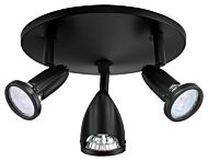 Access Cobra 3 Light Track Lighting in Black