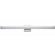 Rail 1-Light LED Bathroom Vanity Light in Satin Nickel