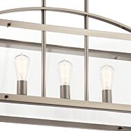 Kichler Darton 5 Light Transitional Chandelier in Classic Pewter