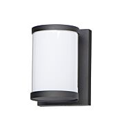 Barrel LED Outdoor Wall Sconce in Black by Maxim