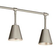 Kichler Sylvia 6 Light Rail Light in Satin Nickel