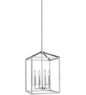 Sea Gull Perryton 4 Light Foyer Light in Chrome