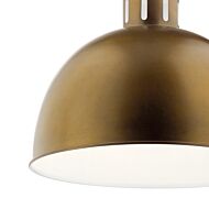 Kichler Zailey 16 Inch Pendant Light in Natural Brass