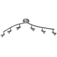 Access Lighting Mirage 6 Light Semi Flush in Brushed Steel