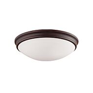 Millennium Lighting 5000 Series 3 Light Flush Mount in Chrome