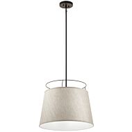 Marika 1-Light Pendant in Olde Bronze