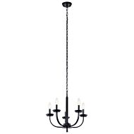 Kennewick 5-Light Chandelier in Black