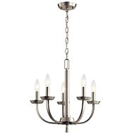 Kennewick 5-Light Chandelier in Brushed Nickel