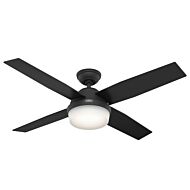 Dempsey 2-Light 52" Ceiling Fan in Matte Black