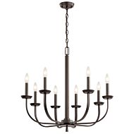 Kennewick 8-Light Chandelier in Olde Bronze