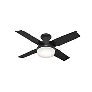 Dempsey 2-Light 44" Ceiling Fan in Matte Black