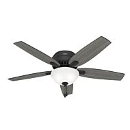 Newsome 2-Light 52" Ceiling Fan in Matte Black