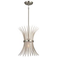 Baile 1-Light Pendant in Brushed Nickel