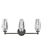 Hinkley Ana 3-Light Bathroom Vanity Light In Black Oxide