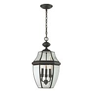 Ashford 3-Light Outdoor Pendant in Oil Rubbed Bronze