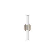 Tubo 1-Light LED Bathroom Vanity Light in Satin Nickel