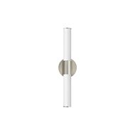 Tubo 1-Light LED Bathroom Vanity Light in Satin Nickel