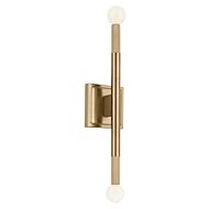 Odensa Two Light Wall Sconce in Champagne Bronze by Kichler