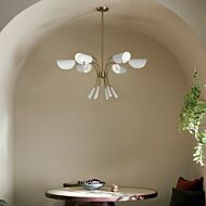 Arcus 6-Light Chandelier in Champagne Bronze