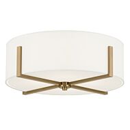 Malen 4-Light Flush Mount in Champagne Bronze