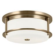 Brit 2-Light Flush Mount in Champagne Bronze