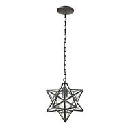 Star 1-Light Mini Pendant in Oil Rubbed Bronze