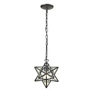 Star 1-Light Mini Pendant in Oil Rubbed Bronze