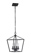 Craftmade Flynt 4 Light 12 Inch Foyer Light in Flat Black