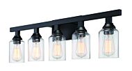 Craftmade Chicago 5 Light Chandelier in Flat Black