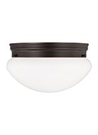 Webster 2-Light Flush Mount in Bronze