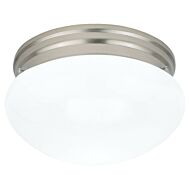 Webster 2-Light Flush Mount in Brushed Nickel