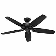 Hunter Builder Elite 52 Inch Indoor/Outdoor Ceiling Fan in Matte Black