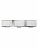 Hinkley Mila 3-Light Bathroom Vanity Light In Brushed Nickel