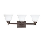 Kichler Langford 3 Light Bathroom Vanity Light Wall in Olde Bronze